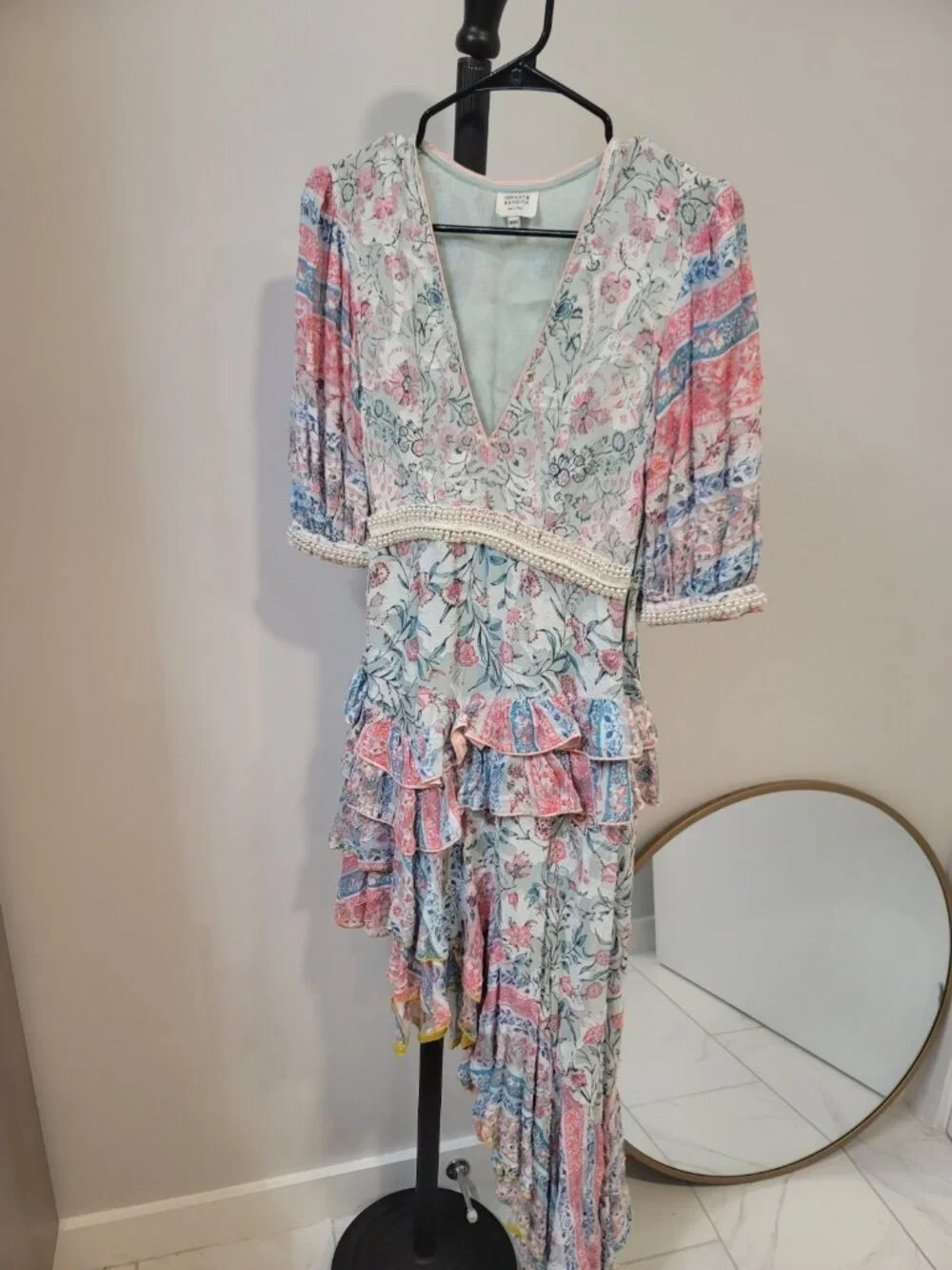 Hermant And Nandita Hana Dress Size Xs Multicolor
